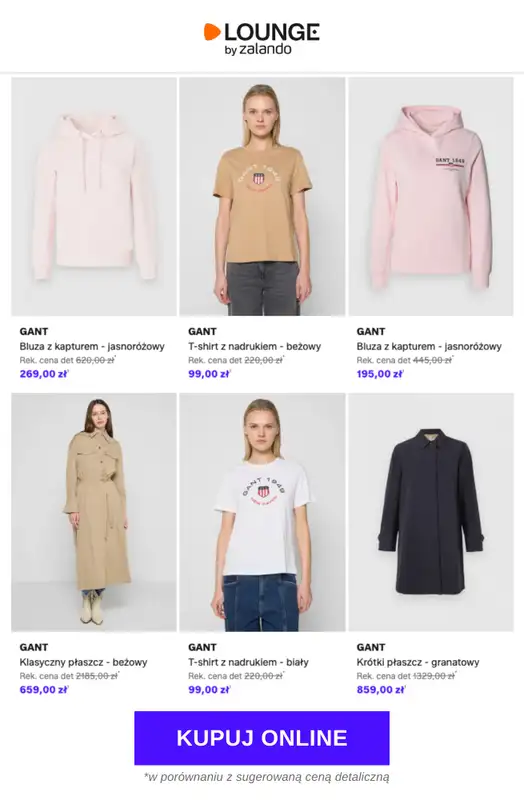 Lounge by Zalando - gazetka promocyjna Do -85% GANT od czwartku 09.04 do soboty 11.04 - strona 8