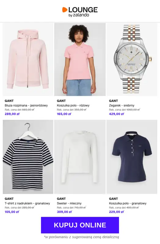 Lounge by Zalando - gazetka promocyjna Do -85% GANT od czwartku 09.04 do soboty 11.04 - strona 7