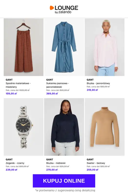 Lounge by Zalando - gazetka promocyjna Do -85% GANT od czwartku 09.04 do soboty 11.04 - strona 9