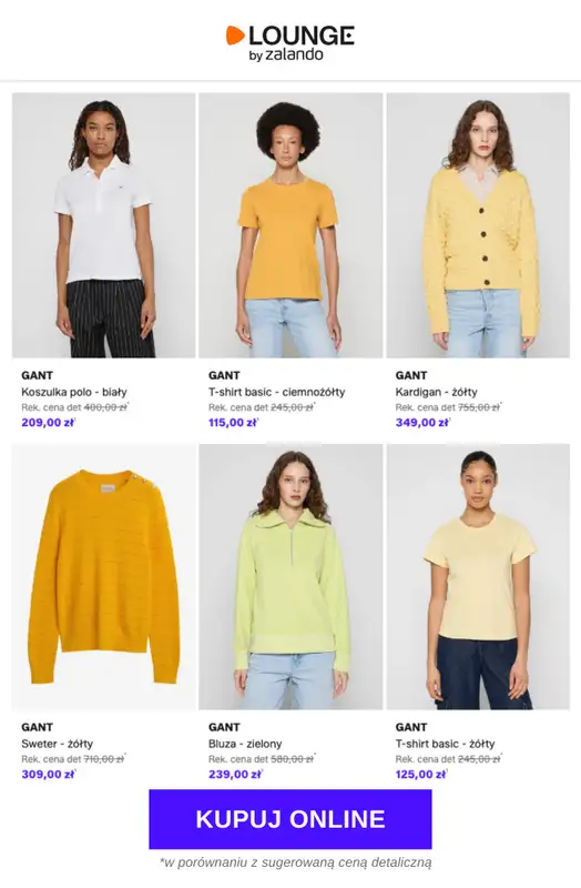 Lounge by Zalando - gazetka promocyjna Do -85% GANT od czwartku 09.04 do soboty 11.04 - strona 10