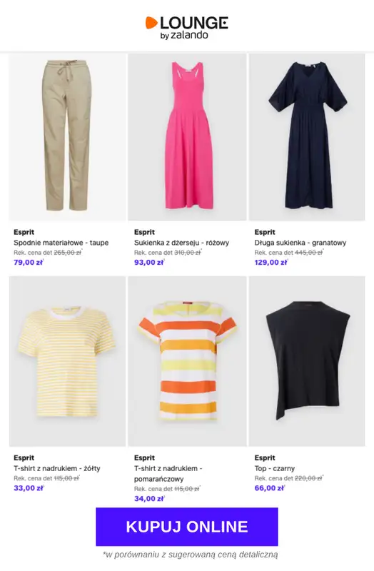 Lounge by Zalando - gazetka promocyjna Do -84% Esprit od czwartku 09.04 do soboty 11.04 - strona 6