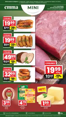 emma MARKET - gazetka promocyjna Plakaty promocyjne Emma Mini od czwartku 09.04 do środy 15.04