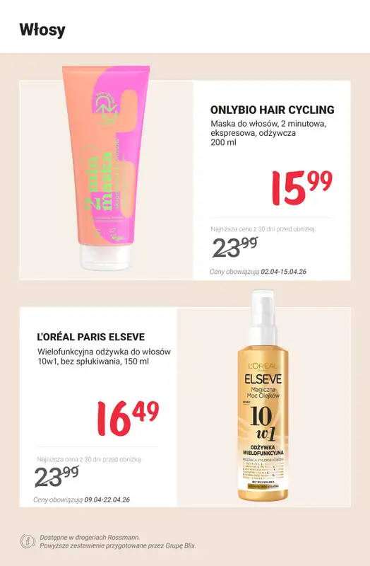 Rossmann - gazetka promocyjna MEGA PROMOCJE od czwartku 09.04 do środy 15.04 - strona 6