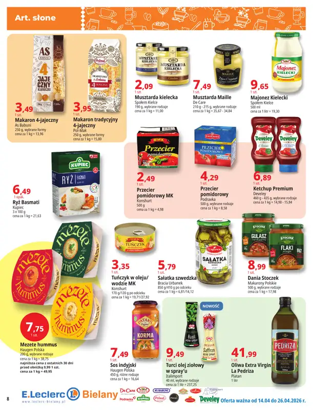Leclerc - gazetka promocyjna Oferta Bielany | Magia Wiosny od wtorku 14.04 do niedzieli 26.04 - strona 8