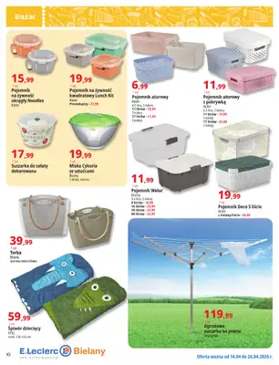 Leclerc - gazetka promocyjna Oferta Bielany | Magia Wiosny od wtorku 14.04 do niedzieli 26.04 - strona 10