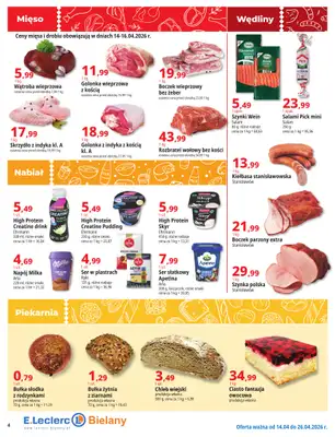 Leclerc - gazetka promocyjna Oferta Bielany | Magia Wiosny od wtorku 14.04 do niedzieli 26.04 - strona 4