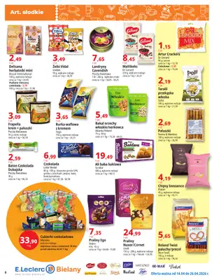 Leclerc - gazetka promocyjna Oferta Bielany | Magia Wiosny od wtorku 14.04 do niedzieli 26.04 - strona 6