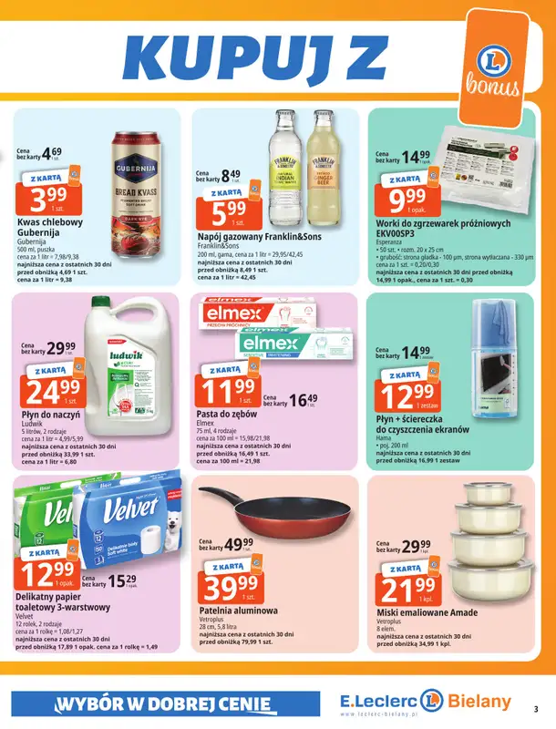 Leclerc - gazetka promocyjna Oferta Bielany | Magia Wiosny od wtorku 14.04 do niedzieli 26.04 - strona 3