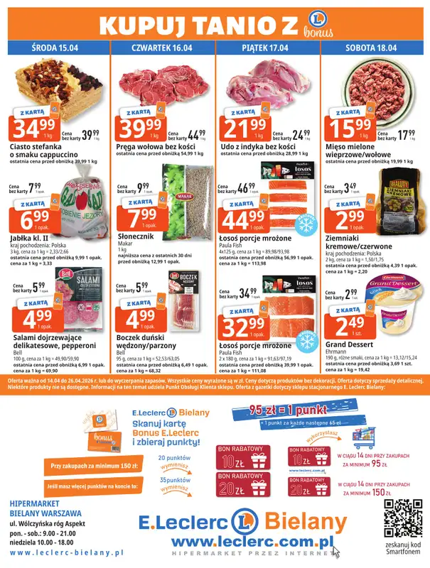 Leclerc - gazetka promocyjna Oferta Bielany | Magia Wiosny od wtorku 14.04 do niedzieli 26.04 - strona 16