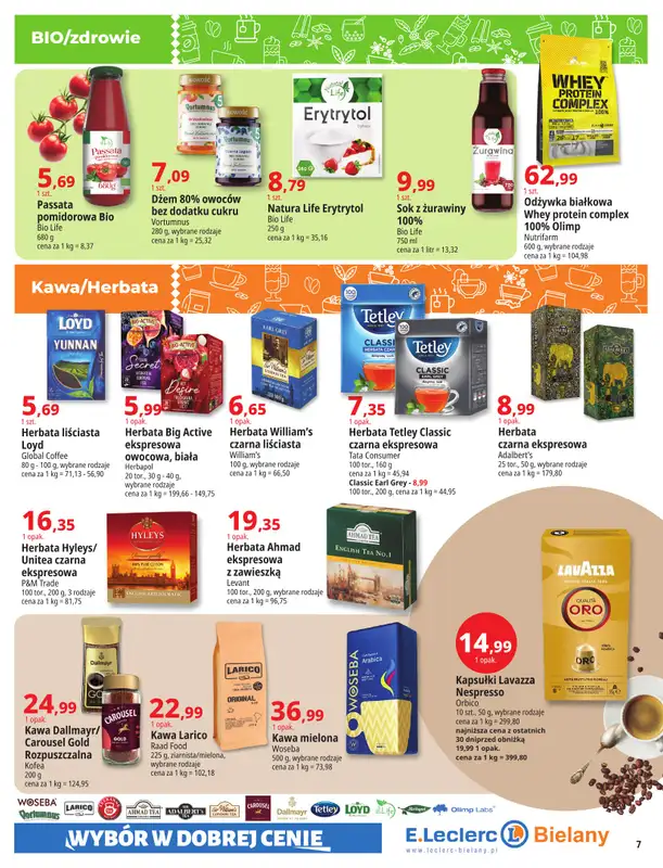 Leclerc - gazetka promocyjna Oferta Bielany | Magia Wiosny od wtorku 14.04 do niedzieli 26.04 - strona 7