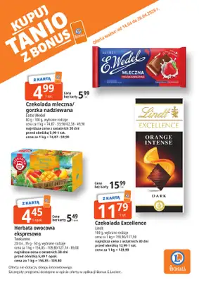 Leclerc - gazetka promocyjna Oferta Bielany | Kupuj tanio z bonus od wtorku 14.04 do niedzieli 26.04 - strona 5