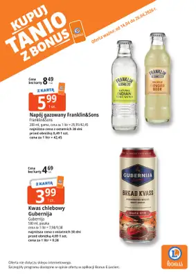 Leclerc - gazetka promocyjna Oferta Bielany | Kupuj tanio z bonus od wtorku 14.04 do niedzieli 26.04 - strona 6