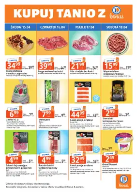 Leclerc - gazetka promocyjna Oferta Bielany | Kupuj tanio z bonus od wtorku 14.04 do niedzieli 26.04