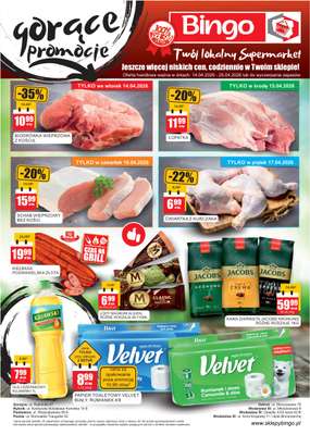 Bingo - gazetka promocyjna Gazetka od wtorku 14.04 do soboty 25.04