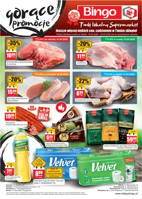 Bingo - gazetka promocyjna Gazetka od wtorku 14.04 do soboty 25.04