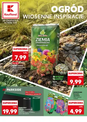 Kaufland - gazetka promocyjna Oferta Kaufland - Ogród od czwartku 09.04 do środy 15.04