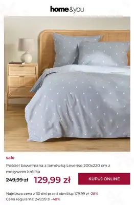 home&you - gazetka promocyjna SALE: tekstylia domowe od czwartku 09.04 do niedzieli 19.04 - strona 3