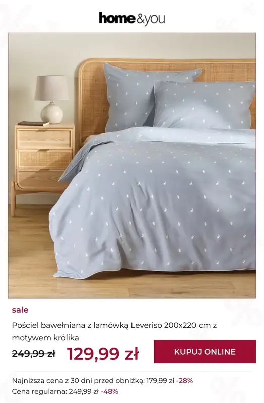 home&you - gazetka promocyjna SALE: tekstylia domowe   - strona 3