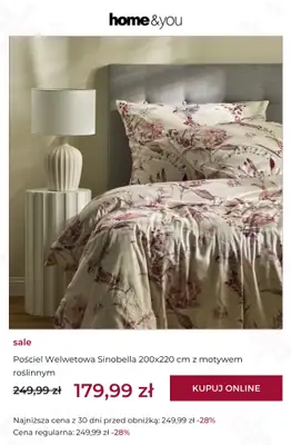 home&you - gazetka promocyjna SALE: tekstylia domowe od czwartku 09.04 do niedzieli 19.04 - strona 12