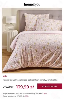 home&you - gazetka promocyjna SALE: tekstylia domowe od czwartku 09.04 do niedzieli 19.04 - strona 2