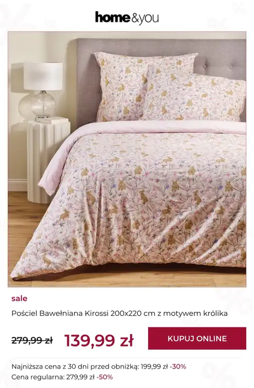 home&you - gazetka promocyjna SALE: tekstylia domowe   - strona 2