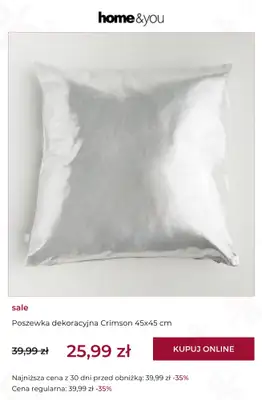 home&you - gazetka promocyjna SALE: tekstylia domowe od czwartku 09.04 do niedzieli 19.04 - strona 9