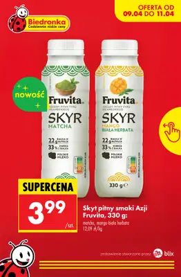 Biedronka - gazetka promocyjna Nowości w Biedronce! od czwartku 09.04 do soboty 11.04