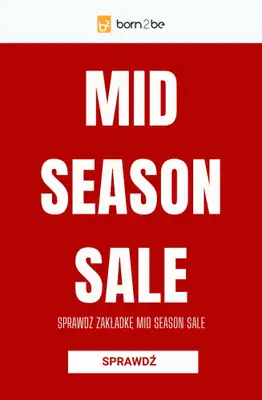 Born2be - gazetka promocyjna MID SEASON SALE od czwartku 09.04 do środy 15.04