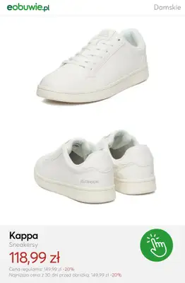 eobuwie.pl - gazetka promocyjna Mid Season SALE - białe damskie sneakersy od czwartku 09.04  - strona 8