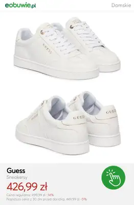 eobuwie.pl - gazetka promocyjna Mid Season SALE - białe damskie sneakersy od czwartku 09.04  - strona 10