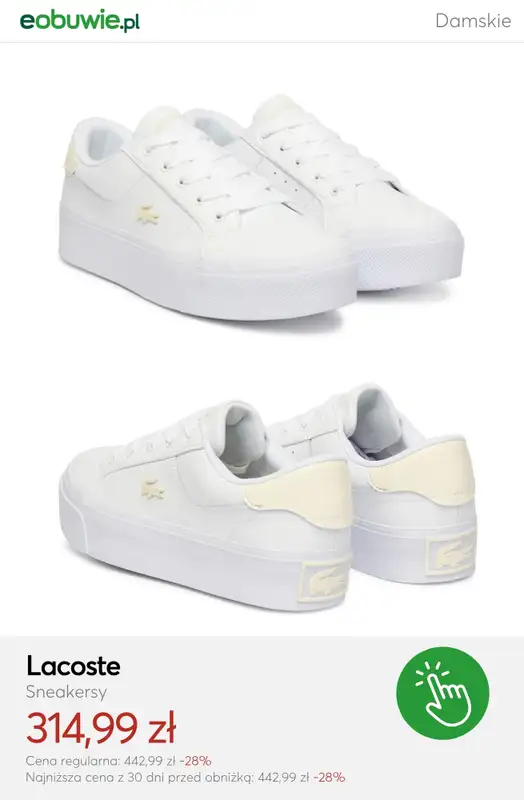 eobuwie.pl - gazetka promocyjna Mid Season SALE - białe damskie sneakersy od czwartku 09.04  - strona 3