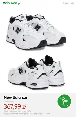 eobuwie.pl - gazetka promocyjna Mid Season SALE - białe damskie sneakersy od czwartku 09.04  - strona 5