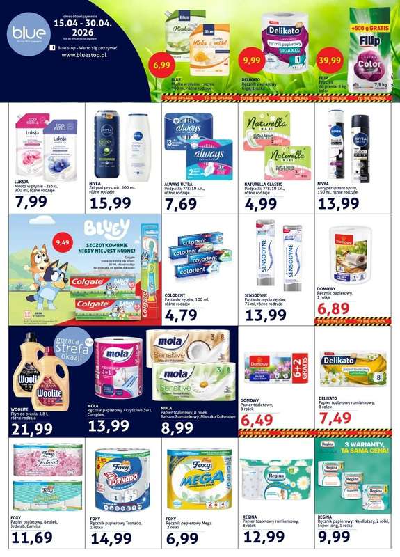Blue Stop - gazetka promocyjna Gazetka od środy 15.04 do czwartku 30.04