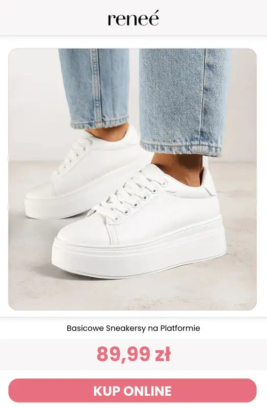 Renee - gazetka promocyjna Białe sneakersy od czwartku 09.04 do niedzieli 19.04 - strona 3