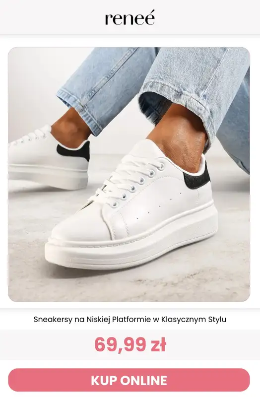 Renee - gazetka promocyjna Białe sneakersy od czwartku 09.04 do niedzieli 19.04 - strona 9