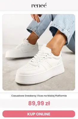 Renee - gazetka promocyjna Białe sneakersy od czwartku 09.04 do niedzieli 19.04 - strona 7