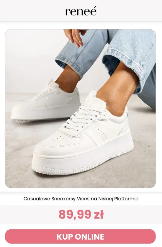 Renee - gazetka promocyjna Białe sneakersy od czwartku 09.04 do niedzieli 19.04 - strona 7