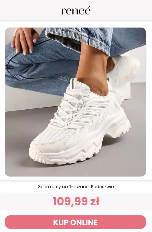 Renee - gazetka promocyjna Białe sneakersy od czwartku 09.04 do niedzieli 19.04 - strona 2