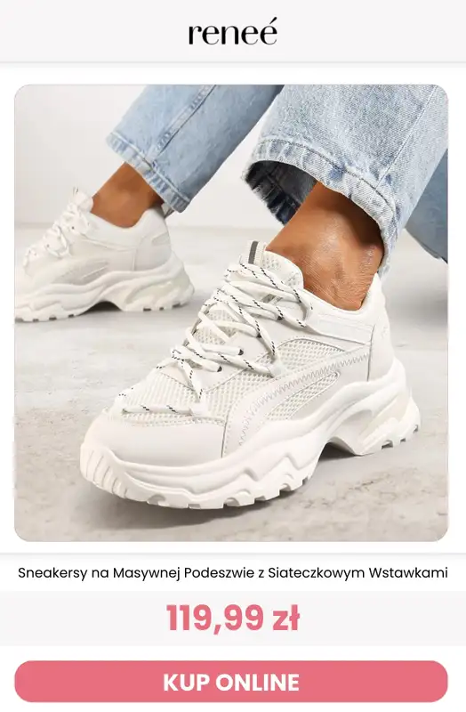 Renee - gazetka promocyjna Białe sneakersy od czwartku 09.04 do niedzieli 19.04 - strona 10