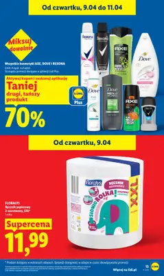 Lidl - gazetka promocyjna Oferta od czwartku od czwartku 09.04 do soboty 11.04 - strona 13