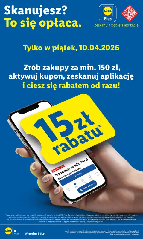 Lidl - gazetka promocyjna Oferta od czwartku od czwartku 09.04 do soboty 11.04 - strona 8