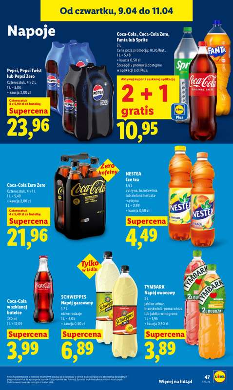 Lidl - gazetka promocyjna Oferta od czwartku od czwartku 09.04 do soboty 11.04 - strona 49