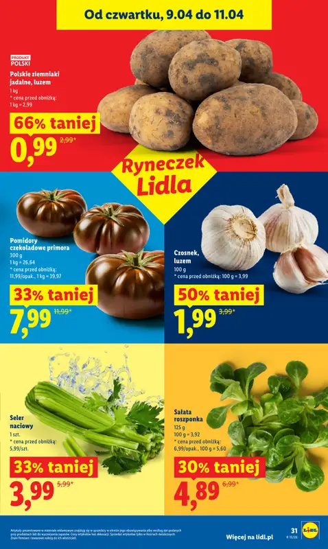Lidl - gazetka promocyjna Oferta od czwartku od czwartku 09.04 do soboty 11.04 - strona 31