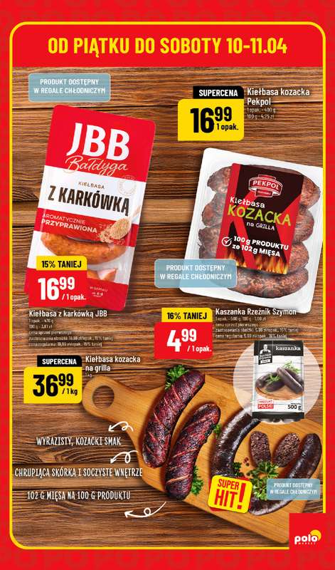 POLOmarket - gazetka promocyjna Super hity na weekend od piątku 10.04 do soboty 11.04 - strona 3