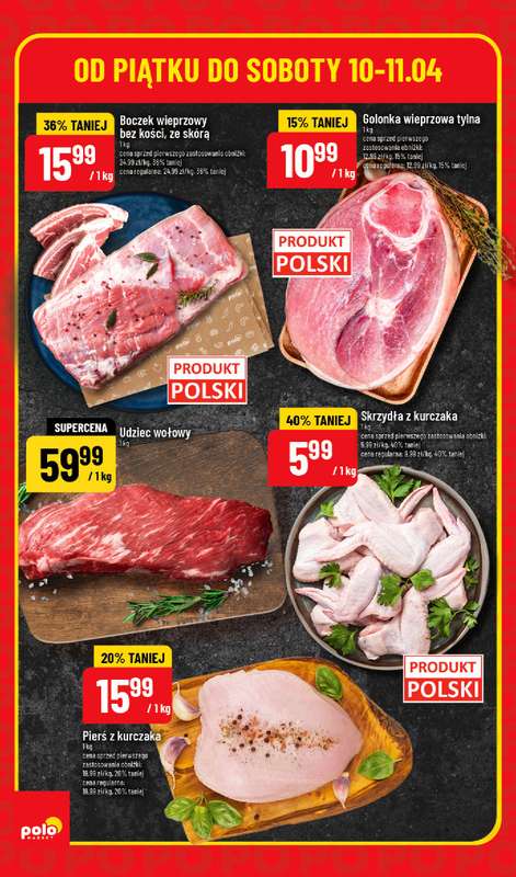 POLOmarket - gazetka promocyjna Super hity na weekend od piątku 10.04 do soboty 11.04 - strona 4