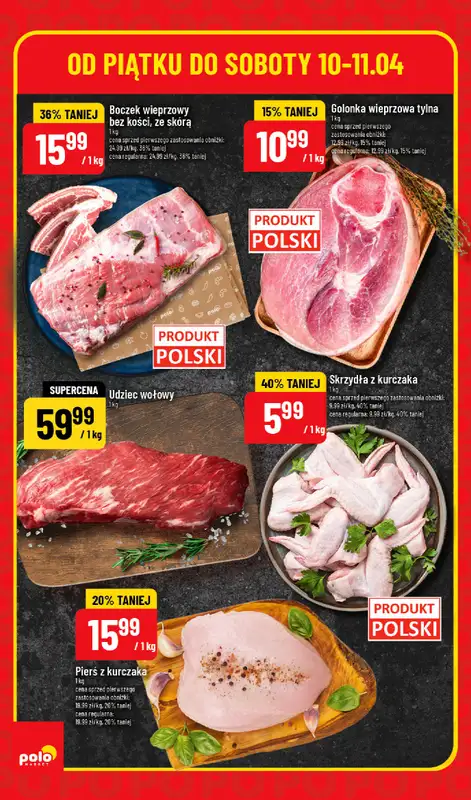 POLOmarket - gazetka promocyjna Super hity na weekend od piątku 10.04 do soboty 11.04 - strona 4