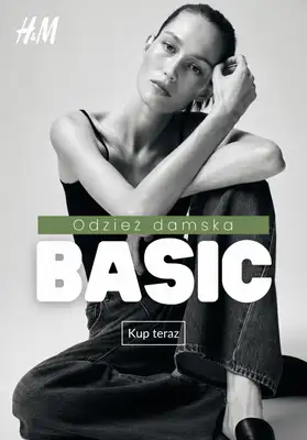 H&M - gazetka promocyjna Odzież damska BASIC od czwartku 09.04 