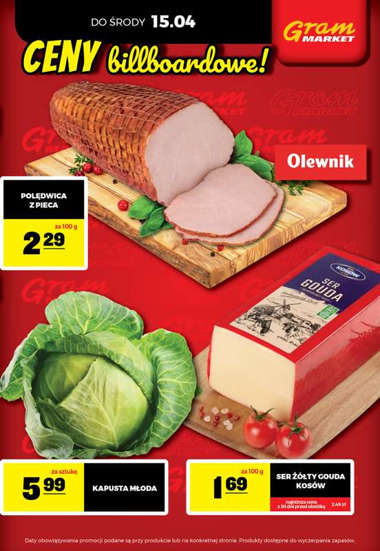 Gram Market - gazetka promocyjna Cały tydzień niskie ceny od piątku 10.04 do środy 15.04 - strona 3