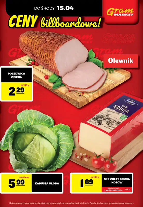 Gram Market - gazetka promocyjna Cały tydzień niskie ceny od piątku 10.04 do środy 15.04 - strona 3