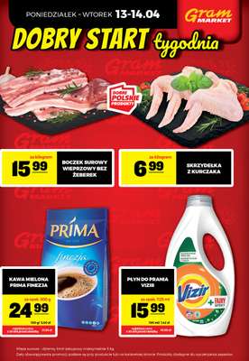 Gram Market - gazetka promocyjna Cały tydzień niskie ceny od piątku 10.04 do środy 15.04 - strona 4